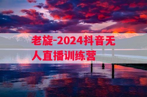 老旋-2024抖音无人直播训练营