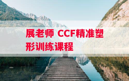 展老师 CCF精准塑形训练课程